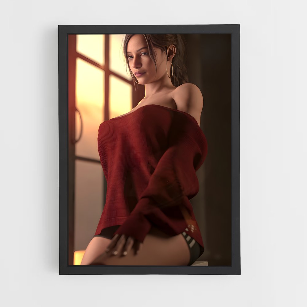 Poster redfield audacieuse – affiche Resident Evil (vue 2)